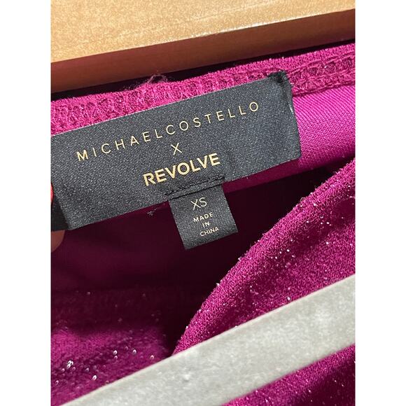 Michael Costello x REVOLVE Semira Halter Gown - Magenta - EUC - XS - Picture 7 of 8